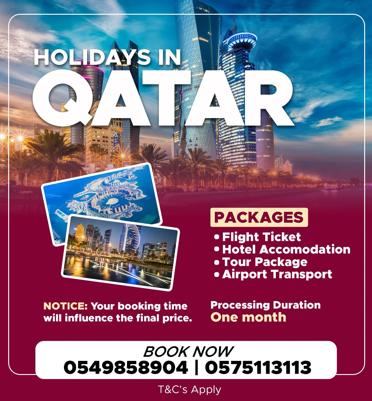 Holidays in Qatar - Asaann Consult