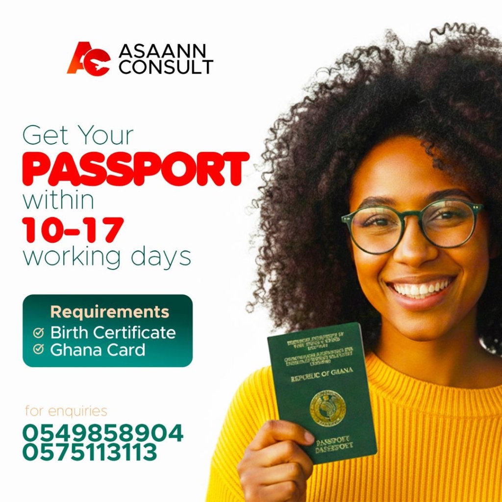 Get Your Passport within 10-17 Working Days - Asaann Consult